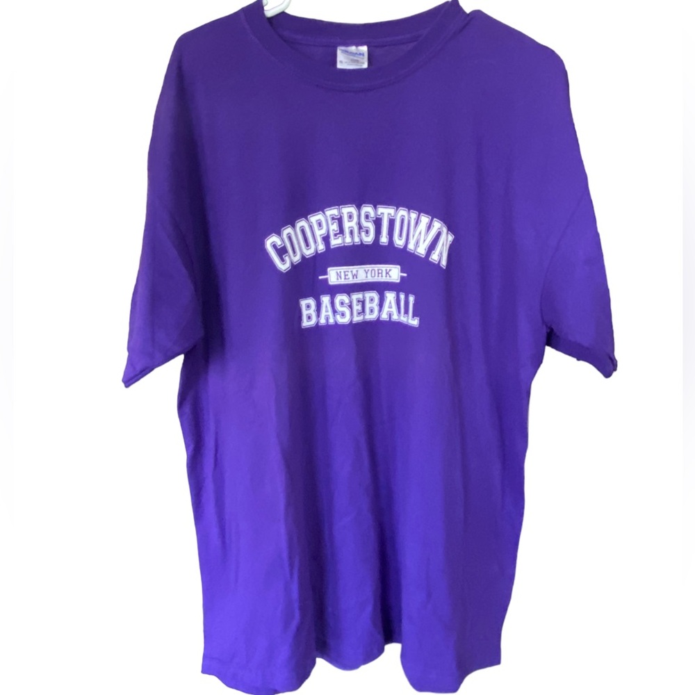 Vintage Cooperstown Baseball New York Purple Men’s XL T-Shirt MINTY NYC